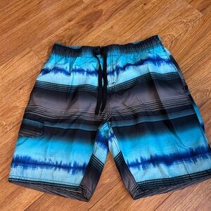Kanu Surf Men’s Teal and Black Swim Shorts Size XL